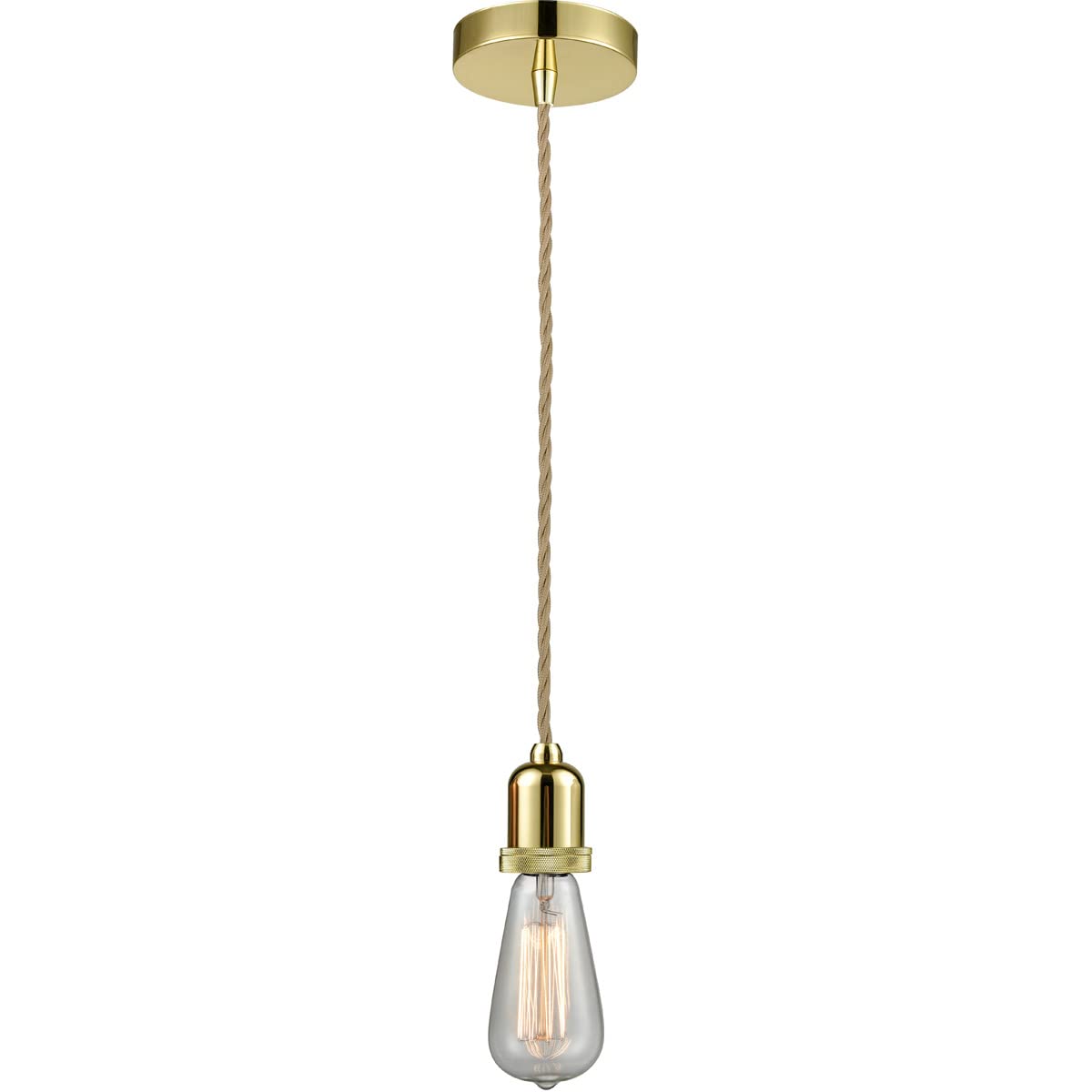 Innovations 100GD-10RE-0GD Transitional One Light Mini Pendant from Whitney Collection in Gold, Champ, Gld Leaf Finish,