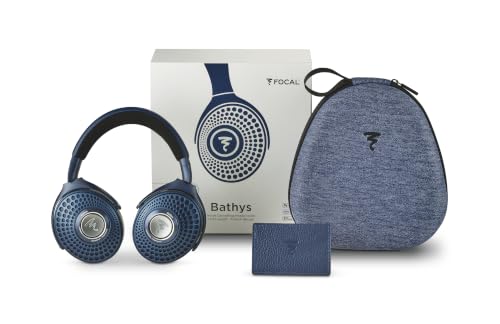Image of Focal Bathys Midnight Blue Limited Edition Hi-Fi Bluetooth Wireless Headphones with Active Noise Cancellation