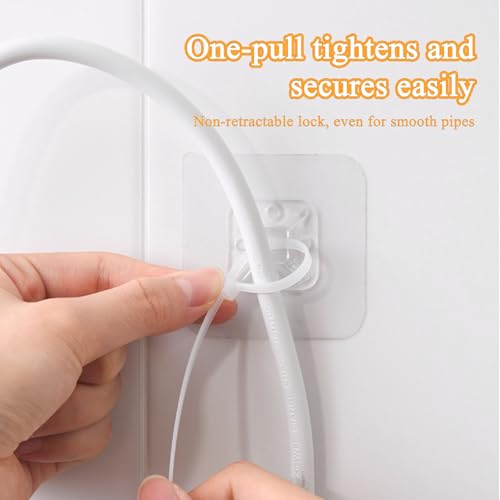 Miniatura 4 de Frostyflair Kippsicherung Möbel, 10 Piezas Sin Taladro, Correas De Muebles Kit, Protección Contra Vuelcos Para Seguridad Infantil, Adhesivo De Anclaje De Muebles, Anclaje De Pared Ajustable