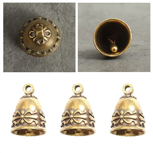 Swensenlin SWENSENLIN-552214 4 Pcs Small Bells Vintage Brass Hanging Bells thumb #4