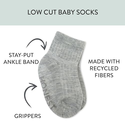 Honestbaby A040R 10 Pack Multipack Cozy Socks Sustainably Made For Infant, Newborn Baby thumb #2