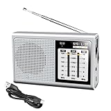 Cadeau Festif Idéal : Radio portable AM/FM alliant design rétro et savoir-faire moderne. Parfait comme cadeau de Noël ou pièce de collection intemporelle pour les amateurs d'objets vintage avec une touche contemporaine.
