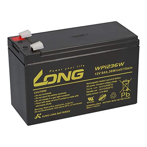 Batterie d'accumulateurs plomb 12 V 9 Ah WP1236W compatible APC RBC 17