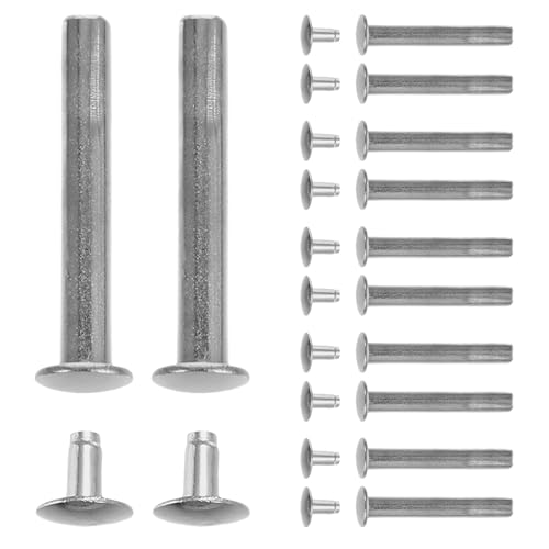 ABOOFAN 折りたたみ式手扇風機用軸リベット釘とナット修理キット 12セット 折りたたみ式扇風機用ソリッドシャフト交換用ファスナー DIY 手作り組み立てアクセサリー