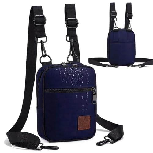 Image of LVYOUME Convertible Crossbody Bag for Men /Women,Adjustable Waist /Shoulder /Backpack with 2 /3 Strap,Everyday Essentials Carrier