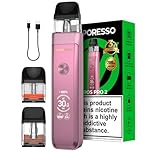 Vaporesso Xros Pro 2 Vape Pod Kit 30W, [7 COLOURS] Built in 2000mAh Mega Battery [Ultra-Light 65g Alloy Body] Compatible with XROS Pods, Fast Charge, 2ML TBD, No Nicotine (Moonlit Pink)