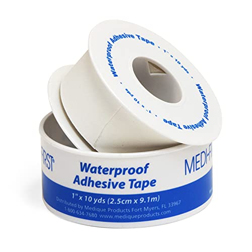 Medique Products 65301 Waterproof Adhesive First Aid Tape, 1-Inch X 10-Yards #TOP21