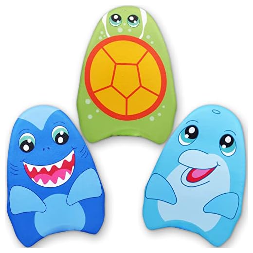 JOYIN Learn-to-Swim Kickboard Shark, Dolphin, Sea Turtle for Kids Summer Fun, Party Favor, Summer Swim Time, Pool Toys, Classroom Prices