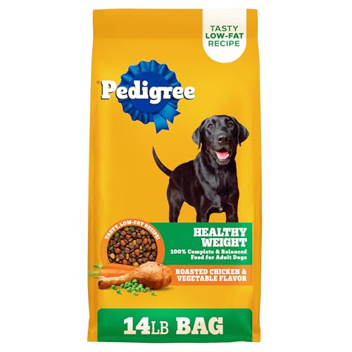 Pedigree Healthy Weight Adult Dry Dog Food, Roasted Chicken and Vegetable Flavor, 14 lb. Bag