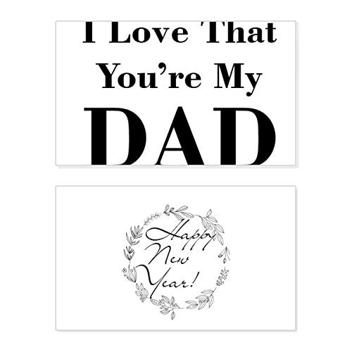 Tarjeta Día del Padre You're My Dad detalle conmemorativo con texto en inglés para regalo