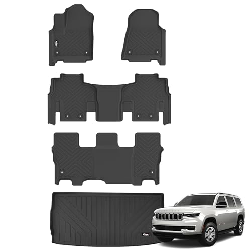 Floor Mats for 2022-2025 Jeep Wagoneer 8 Seats (Not for ...