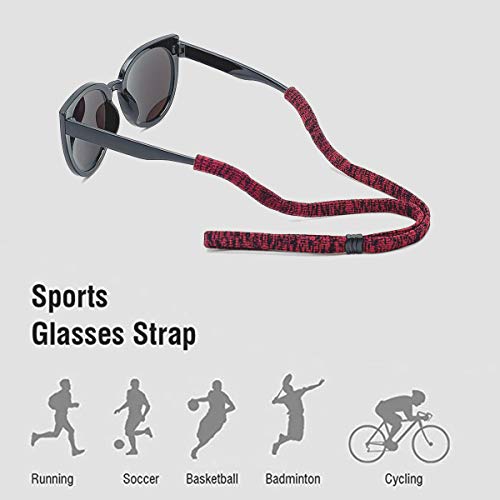 Half Crescen Glasses Strap (Pack Of 6) Adjustable Eyeglasses Strap Sunglass Holder Strap Men Women #TOP6