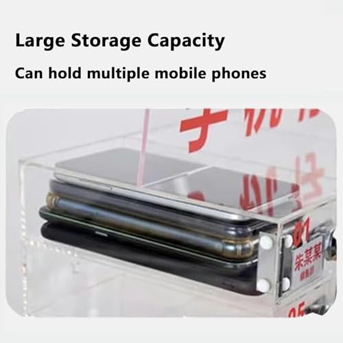 Caja de almacenamiento para teléfono celular con tarjetero para evitar robos 4