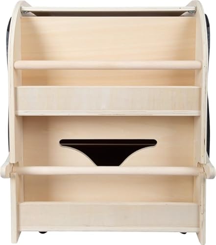 Small Foot Spielzeugbox mit Sitz und Rollen Elefant „Wildlife“ aus Holz, Spielzeug-Aufbewahrung mit vielen Funktionen, 12423