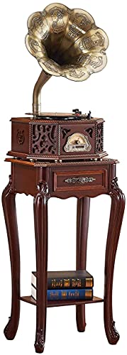 Tourne-Disque rétro avec Haut-parleurs sans Fil, Support de Table, entrée auxiliaire 3.5Mm, Radio FM/USB, phonographe en Bois Vintage - Les Beatles, Paul McCartney, John Lennon, RIngo Starr, George Harrison Tourne-Disque rétro avec Haut-parleurs sans Fil, Support de Table, entrée auxiliaire 3.5Mm, Radio FM/USB, phonographe en Bois Vintage