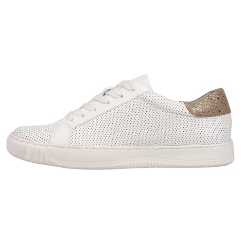 VANELi Womens Coyle Perforated Lace Up Sneakers Shoes Casual - Off White3