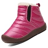  KVbaby Botas de Nieve Niños Impermeable Bota de Invierno Zapatos Calientes Anti-Deslizante Zapatos