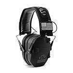 Walkers Game Ear Walker's Razor Slim Electronic Muff Patriot Series- black