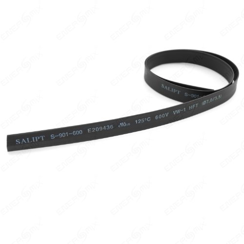 Preisvergleich Produktbild 50cm Wärmeschrumpfschlauch Heissschrumpfschlauch Schwarz