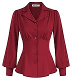 GRACE KARIN Bluse Damen Damen Herbst Casual Langarm top CL1351-3 2XL