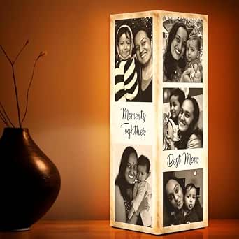 Buy ZOCI VOCI Golden Memories Personalized Photo Lamp for Mom – 11 ...
