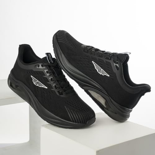 Image of Red Tape Men's Walking Shoes Dark Grey Mesh TPU Round Toe Slipon