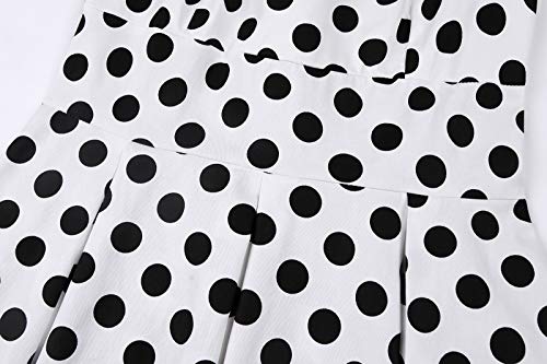 Image of MINTLIMIT Women's 1950s Retro Vintage Cocktail Party 3 /4 Sleeve Swing Dress