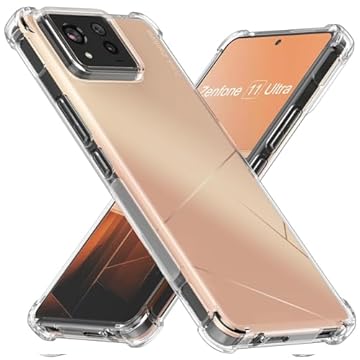Zeking Capa para Asus Zenfone 11 Ultra, Cantos Reforçados Transparentes Cristalinos TPU Absorção de Choque Capa Flexível para Asus Zenfone 11 Ultra (2024) (Transparente)