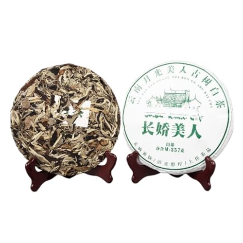 Té blanco Yueguangbai de Yunnan, disco de 357g de árbol milenario premium