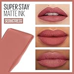 Maybelline Super Stay Matte Ink Liquid Lipstick Makeup, Long Lasting High Impact Color, Up to 16H Wear, Seductress, Light Rosey Nude, 1 Count - Image 3