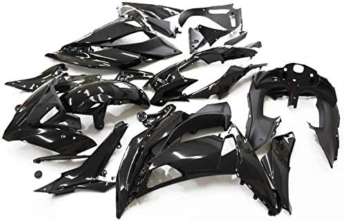 Miniatura 2 de ZXMT Kit de carenados de carrocería de motocicleta para Kawasaki NINJA 650 ER6F EX650 2017 2018 2019 negro brillante