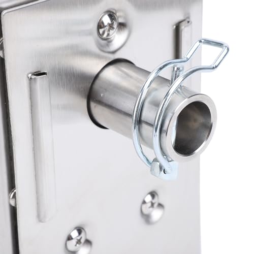 HEEPDD Hochleistungs-Grill-Rotisserie-Motor, 45-W-Edelstahl-Elektro-Bräter-Grillmotor mit 200–250 Kg Torsion, für Ganzes Lamm, Ferkel, Huhn, Outdoor-BBQ, Camping-Picknick (EU-Stecker)