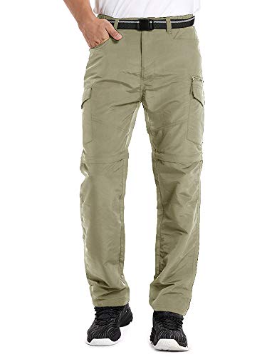 image for Jessie Kidden Mens Hiking Pants Convertible Quick Dry Lightweight Zip 