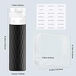 Travel Bottles for Toiletries, TSA Approved 3.4oz Travel Size Containers, BPA Free Leak Proof Silicone Traveling Bottles, Refillable Travel Essentials Kits for Shampoo Conditioner(4 Pack)-A - Image 4