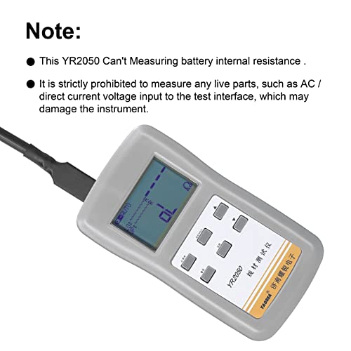 Image of Milliohm Meter, YAOREA YR2050 Handheld Portable High Accuracy 4-Wires Milliohm Meter Wireline Current Detecting Low Resistance Micro Resistance Meter Tester