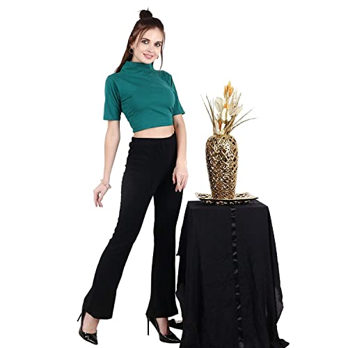 Image of Leriya Fashion Women's Yoga Dress Pants Stratchable Work Slacks Business Casual Office Straight Leg /Bootcut Elastic Waist Trouser for Women