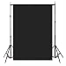 Produktbild Doradus 2.1x1.5m 5x7ft einfache schwarze dünne Vinyl Studio Hintergrund Fotografie Prop Foto Hintergrund