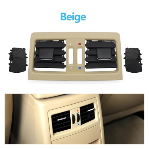 Panel de aire para coche Serie 3 E90 E91, rejilla de ventilación central trasera beige 2005-12 2
