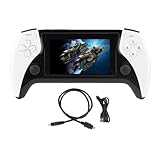 Handheld Game Console,4.3 Inch IPS Screen 2500mAh Hand Held Classic Play System,Video Gaming Consoles,Supports 11 Emulators, (White)
