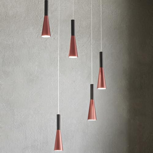 Lustre suspendu CONE Perenz fini les zones sombres éclairage LED 5x7W