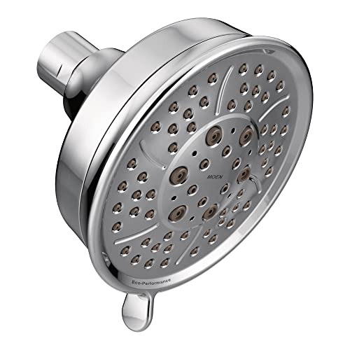 Moen Chrome Four-Function 4-3/8-Inch Diameter Showerhead, 3638EP - image 1
