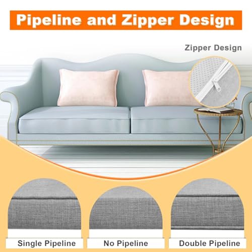 Easyars Cojines Personalizados para Banco de Madera, Interior y Exterior | para Palets, Taburetes o Sillas | Funda Desmontable y Base Antideslizante | para Cocina, Jardín y Terraza, Espesor 3 CM - imagen 4