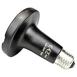 50W Lampe de chauffage pour reptiles Émetteur chaleur infrarouge céramique Ampoule sans lumière couveuse Coop Aquarium Serpent Animal compagnie Conception plane efficace Environnements humides sûrs