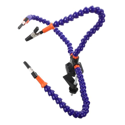 DOITOOL 1 Set Soldering Station Three-claw Clamp Stations Welding Accessories Electrical Magnifying Soldering Station Helping Hands Accessory Clamps Soldering Stand Holder Aluminum Alloy