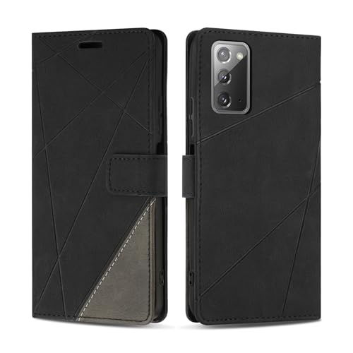 SONWO Coque pour Samsung Galaxy Note 20, Protection Housse Etui en Cuir PU Portefeuille avec...