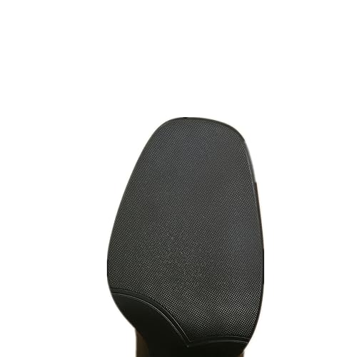 TinaCus Women's Genuine Leather Handmade Mid Block Heel Back Zip Up Ankle Boots4