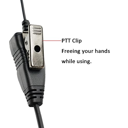 Auricular Motorola XPR3300e que no se cae con diseño cómodo en forma de C 5