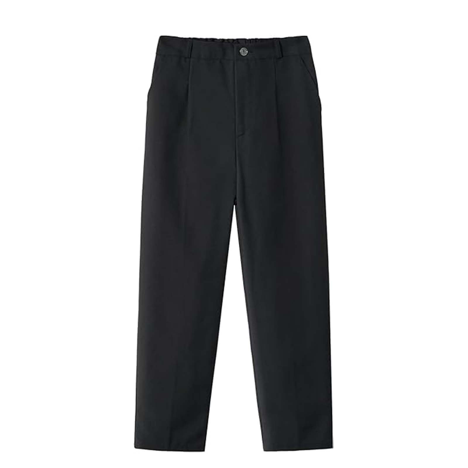 LOLANTA Pantalones Escolares Niño, Pantalones de Vestir Infantiles, Pantalon Pinzas Niño, Pantalón de Uniforme con Cintura Ajustable 3-13 Años