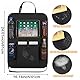 VCANIVR Rückenlehnenschutz Auto Kinder Autositz Organizer2 Stück Autositz Schutz Rückseite & Sitzschutz Wasserdicht Auto Organizer Kinder mit Berührbarem Tablet Fach