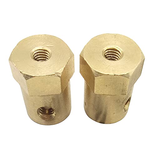 WAAZVXS Coupler 1PC Brass Shaft Coupling Coupler for Motor Shaft Couplings (Inner Diameter : 3mm)